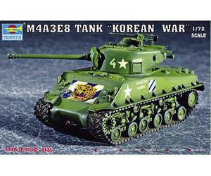 Trumpeter 07229 - 1:72 M4A3E8 Tanque (T80 Pista ) - Nuevo