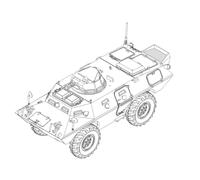 Trumpeter 07439 1/72 American M706 Commando Armored Car Vietna (Importación USA)