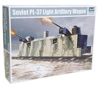 Trumpeter 1/35 PL-37 soviético artillería Ligera (Rail) Carro # 00222 - Kit de Plástico Modelo