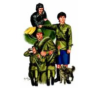 Trumpeter 1:35 - WWII Soviet Red Army Tank Soldiers (Importación USA)