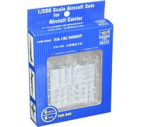 Trumpeter 1/350 F/A18C Hornet Aircraft Set for USN Carriers (6 (Importación USA)