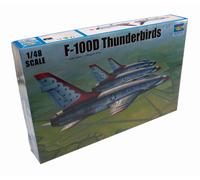 Trumpeter 1/48 F100D Thunderbirds USAF Aircraft Model Kit (Importación USA)