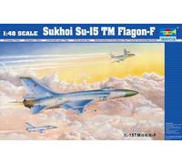 Trumpeter 1/48 Sukhoi Su15TM Flagon F Soviet Interceptor Model (Importación USA)