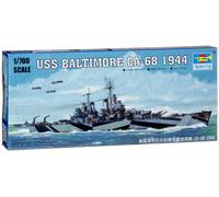 Trumpeter 1/700 USS Baltimore CA68 Heavy Cruiser 1944 Model Ki (Importación USA)