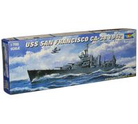 Trumpeter 1/700 USS San Francisco CA38 Heavy Cruiser 1942 Mode (Importación USA)