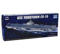 Trumpeter 1/700 USS Yorktown CV10 Aircraft Carrier Model Kit (Importación USA)