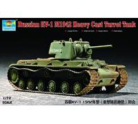 Trumpeter 1/72 Russian KV1 Mod 1942 Tank (Heavy Cast Turret) (Importación USA)
