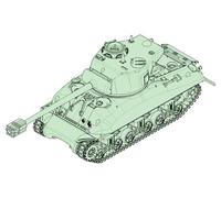 Trumpeter 1: 72 - Tanque francés M4 Sherman