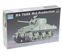 Trumpeter 1/72 US M4 Sherman Tank, Medium (Importación USA)