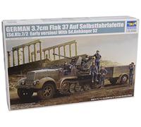 Trumpeter 1525 - Flak37 Sd.Kf. 7/2 - Tanque con cañón autopropulsado alemán , color/modelo surtido