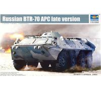 Trumpeter 1591 - Set Sin Montar 1:35 Vehículo Militar BTR-70 APC Versión Tardía