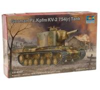 Trumpeter 367 - Tanque de Guerra alemán KV-2 754 (r)