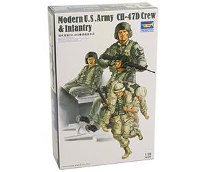 Trumpeter 415 - Moderna EE.UU. Ejército CH-47D de la tripulación y de Infantería