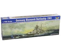 Trumpeter 5711 Bismarck 1941 - Acorazado alemán a escala [Importado de Alemania]