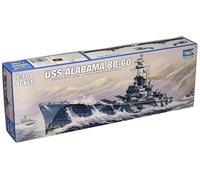 Uss Alabama Bb-60 Battleship 1:700 Plástico Modelo Kit Trumpeter