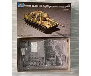Trumpeter 7254 - Especial alemán de vehículos de Motor 186 Jagdtiger (Producción Henschel)