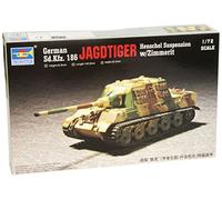 Trumpeter 7293 - Vehículos especial alemán 186 Jagdtiger con zimmerit , color/modelo surtido