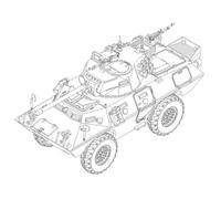 Trumpeter 757442-1/72 LAV 150 APC 90 mm - Escala 1:72