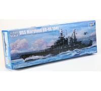 Trumpeter BB-46 USS Maryland Battleship Boat Model Kit, 1941, (Importación USA)
