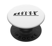 Trumpeter Evolution Hombres Mujeres Divertido Trompetista PopSockets PopGrip Adhesivo
