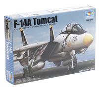 Trumpeter F-14A Tomcat Model Kit,Navy,5.2" long (Importación USA)