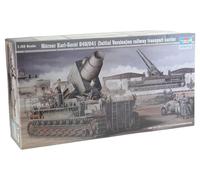 Maqueta Morser Karl Gerät 040/041 On Railway Transporte Carrier TRUMPETER 00208