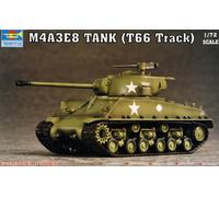 Trumpeter 07225 - 1:72 M4A3E8 Tanque (T66 Pista ) - Nuevo