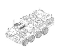 Trumpeter - Maqueta blindada M1134 Stryker Anti- Tank Guided Missile (atgm) 07245| 1:72