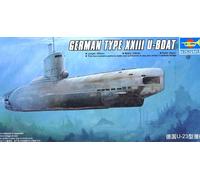 Trumpeter Submarino Alemán Tipo XXIII Modelo Kit 1:144 NUEVO OVP Kit