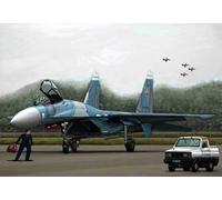 Trumpeter Sukhoi SU-27 Flanker B 27SK Kit Russian Knights 1:144 Modelo a Escala