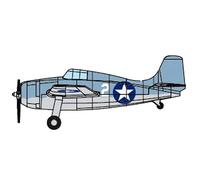 Trumpeter TRU06402 1/350 F4F-4 Wildcat Plastic Model kit, Mult (Importación USA)
