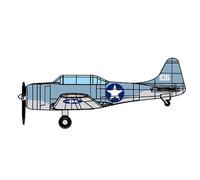 Trumpeter TRU06404 1/350 SBD-3 Dauntless Plastic Model kit, Mu (Importación USA)