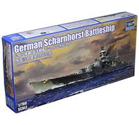 Modelo De Barco De Guerra Scharnhorst Alemán 1:700 TRUMPETER