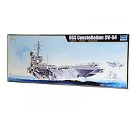 Trumpeter Trumpeter-CV-64 USS Constellation Maqueta, Multicolor, Länge 935,1 mm/Durchmesser 272,1 mm (05620)