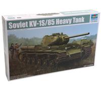 Soviet KV-1S/85 Heavy Tanque 1 :3 5 Plástico Modelo Kit Trumpeter