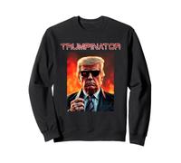 Trumpinator Protagonizada por Trump Funny President Diseño Gráfico Sudadera