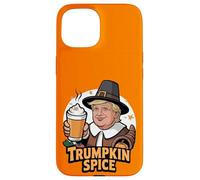 Trumpkin Spice Latte Trump Halloween Thanksgiving Carcasa para iPhone 15