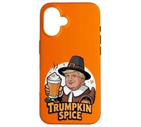 Trumpkin Spice Latte Trump Halloween Thanksgiving Carcasa para iPhone 16