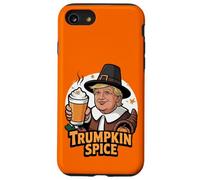 Trumpkin Spice Latte Trump Halloween Thanksgiving Carcasa para iPhone SE (2020) / 7/8
