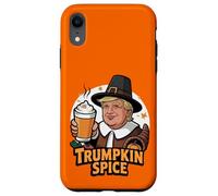 Trumpkin Spice Latte Trump Halloween Thanksgiving Carcasa para iPhone XR