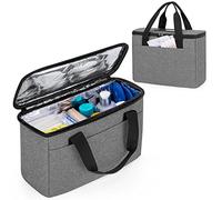 Trunab Estuche de Frio para Insulina Vacío Bolsa de Primeros Auxilios, Bolsa para Insulina para Medicamentos, Suplementos o Suministros Médicos y para Diabéticos, Gris