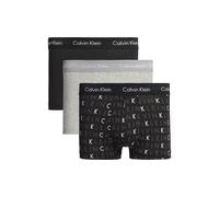 Calvin Klein Low Rise Trunk 3pk 0000u2664g Bóxer, Multicolor (Black/Grey Heather/Subdued Logo), S Hombre