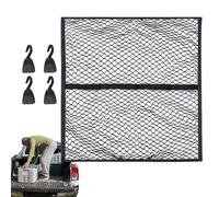 Trunk Cargo Net - Gancho flexible de poliéster fijo Trunk Net, Multifunctional Interior Accessories for Improve Security, Universal Car Roof Storage Organizer for Automotive Truck Vehicle