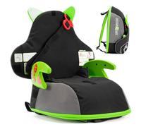 Trunki BoostApak Alzador Coche Niño - 2 en 1 Mochila y Elevador Coche Niño - Silla Coche Grupo 2-3 (Verde)
