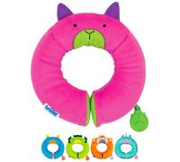 Trunki Cojín Cervical Coche Niños con Mentonera | Cojín Cuello Viaje Niños Ideal para Coche, Avión, Bicicleta o Cochecito | Reposacabezas Coche Niño y Niña | Cojín Yondi | Betsy (Rosado)