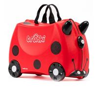 Trunki Maleta Infantil - Maleta Niño - Equipaje Infantil Cabina - Maleta Correpasillos Harley La Mariquita (Rojo)