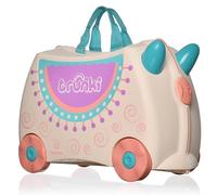 Trunki Maleta Infantil - Maleta Niño - Equipaje Infantil Cabina - Maleta Correpasillos Lola Lama (Crema)