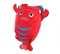 Trunki Mochila Impermeable para Niño y Niña | Mochila Infantil y Bolsa de Deporte PaddlePak | Mochila Saco Infantil para Natación y Playa - Modelo Pinch el Langosta (Rojo)