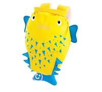 Trunki Mochila infantil impermeable para piscina y gimnasio - PaddlePak Pez Globo (Amarillo)