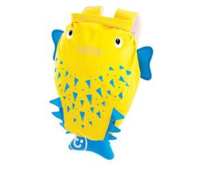 Trunki PaddlePak - Mochila infantil impermeable para piscina y gimnasio, Amarillo, 37 x 29 x 17 cm